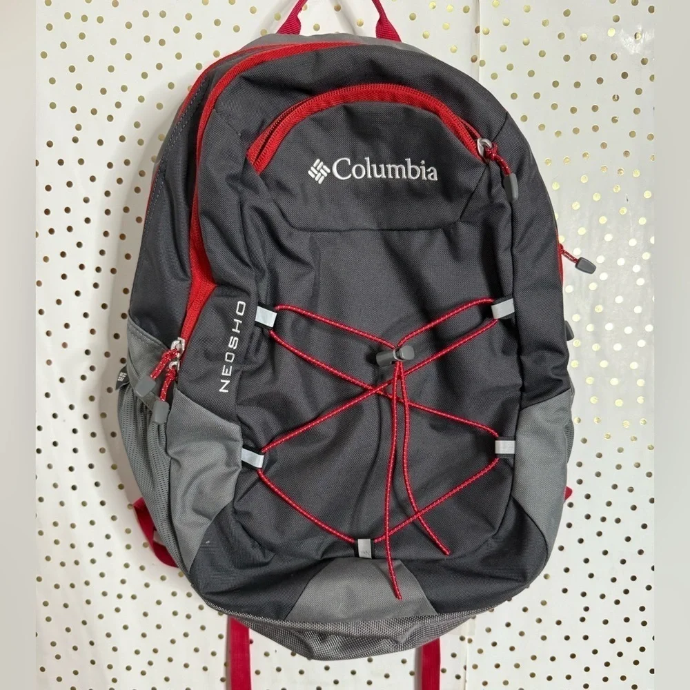 Columbia Men's Gray and Red Backpack